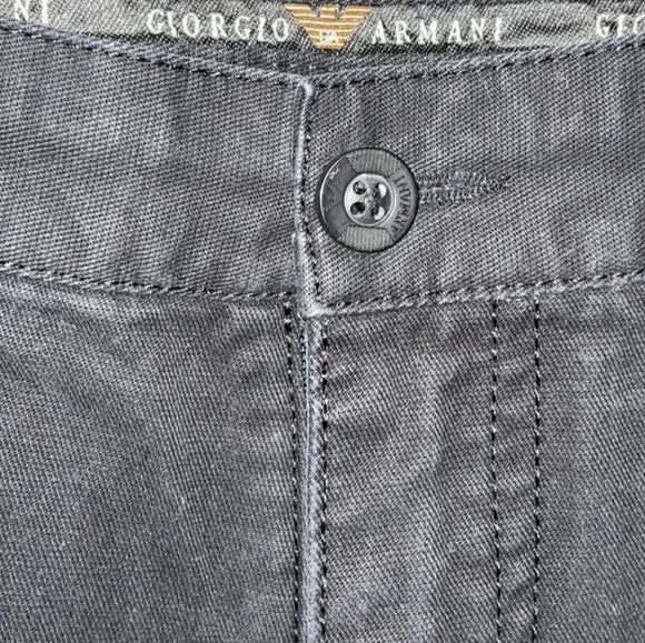 Giorgio Armani Le Collezioni Italy Vintage Black Trouser Dress Pants Size 33 VTG - Picture 6 of 6